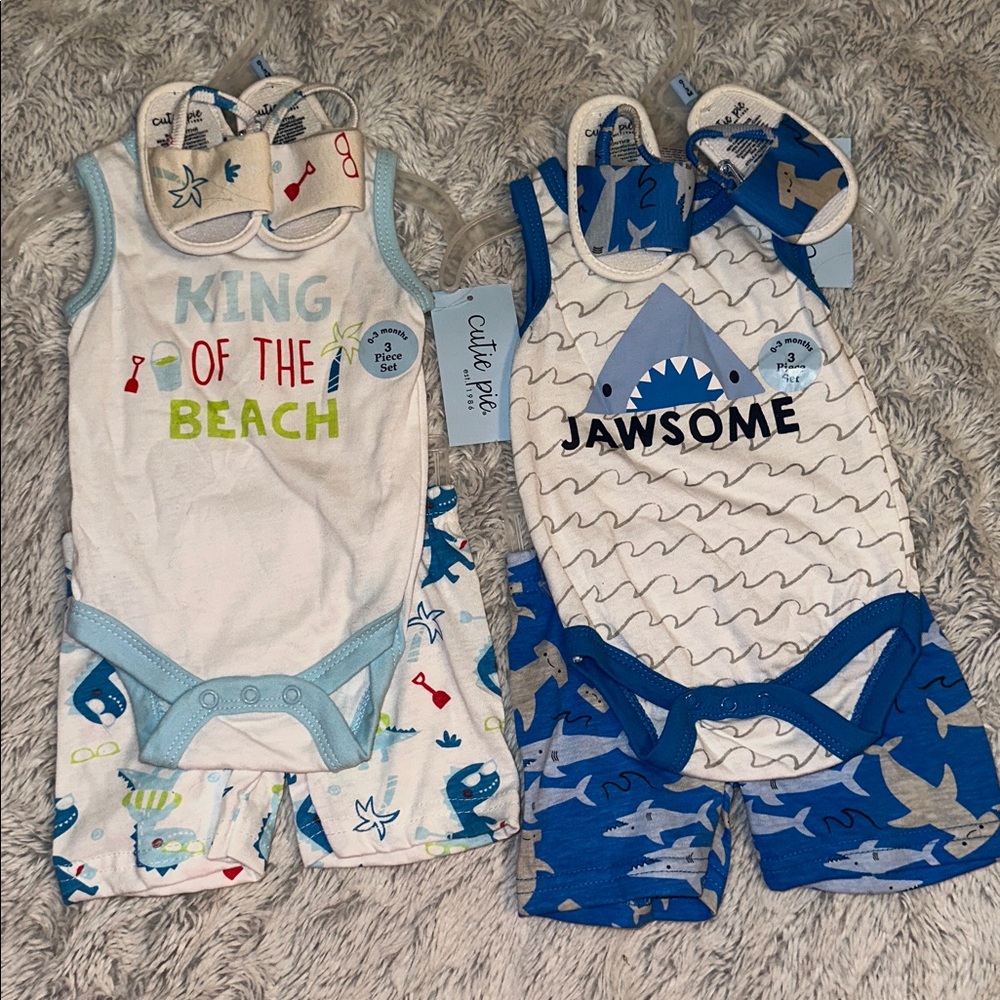 Cutie Pie‎ • Baby Outfit Lot of 2 - 3 piece each